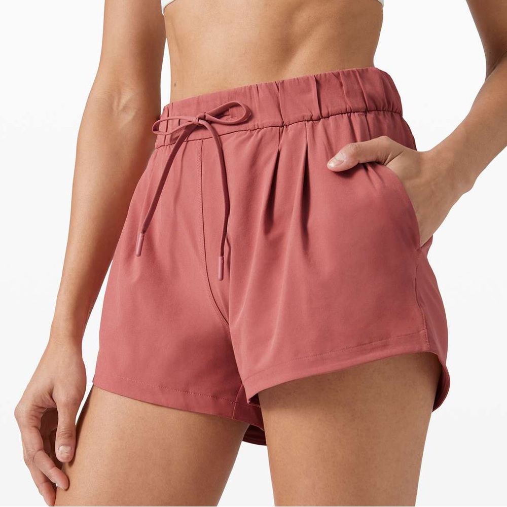 lululemon athletica Women's Stretch Drawstring Shorts in Dusty Rose